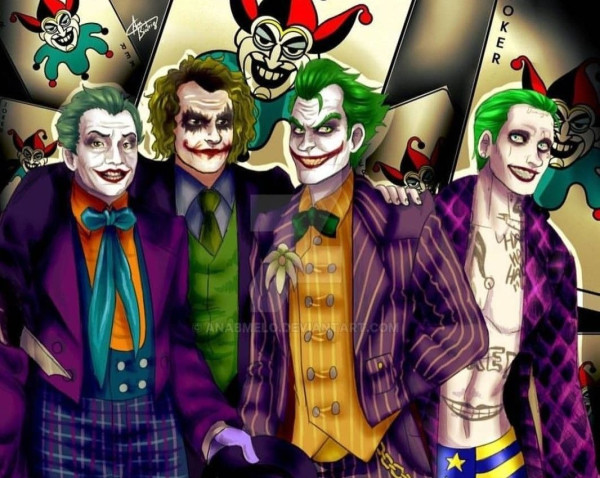 Many versions of the joker