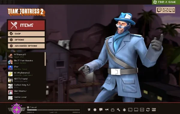 TF2 ToonHUD example Team Fortress, Team Fortress 2, top 5, Best HUDs, Steam, Valve, FPS