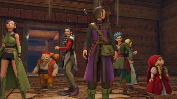 The Gang Characters in Dragon Quest XI S