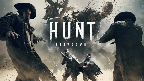 Hunters and Monsters Fight over the Hunt: Showdown logo. 