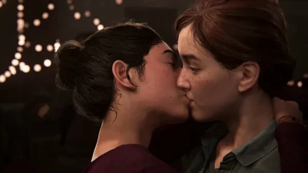 Ellie looks so surprised...Like girl you really are a useless lesbian