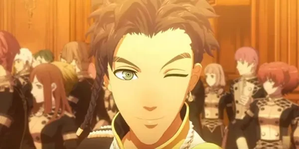 Fire Emblem: Three House's Claude tries to convince you that he's the best character. 