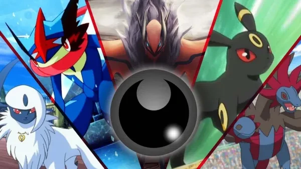 Dark types Absol-Greninja-Yveltal-Umbreon-Hydreigon