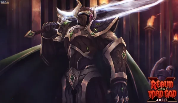 The Forgotten Sentinel, the sole defender of the Forgotten Kingdom Realm Of The Mad God Best Solo Classes