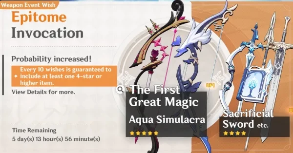 Genshin Impact Best 4 Star Bows