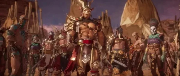 Kotal Kahn leading an army into Earthrealm