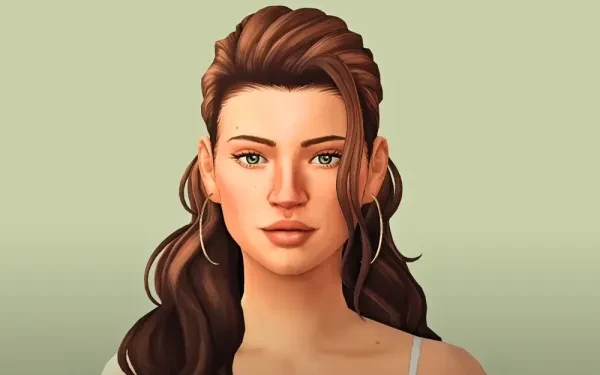 A beautiful Female Sim showcasing her realistic features. A beautiful Female Sim showcasing her realistic features.