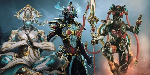 Prime Warframes in orderl; Baruuk Prime, Gara Prime, and Nezha Prime