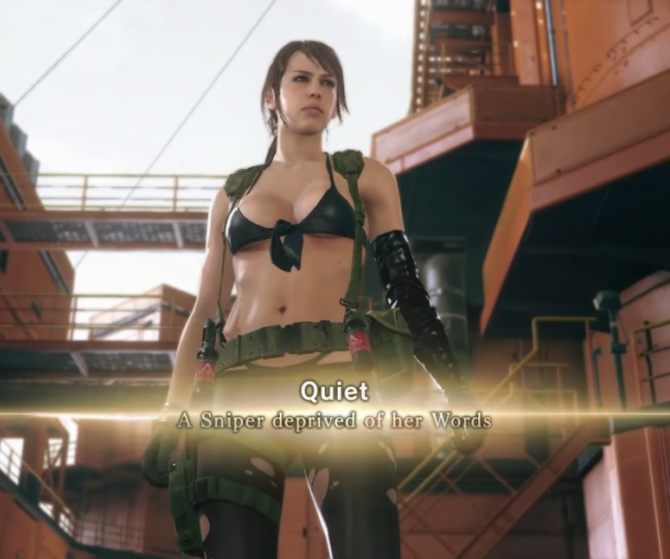 Quiet, the barely-dressed sniper, and your new best friend