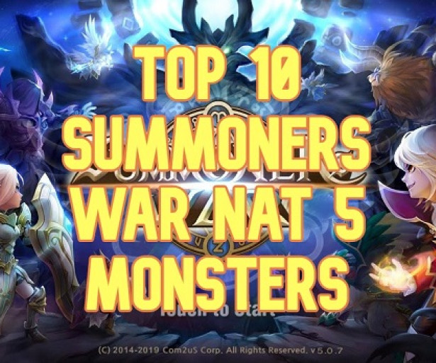 best nat 5s, summoners war, best nat 5 monsters, best monsters summoners war, best nat 5s summoners war