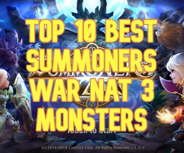 summoners war, best nat 3 monsters, best monsters summoners war, best nat 3s summoners war