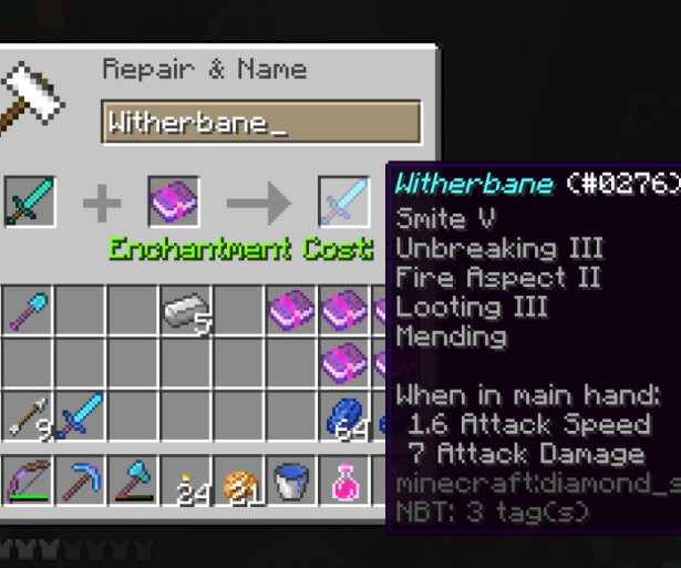 Minecraft Best Sword Enchantments