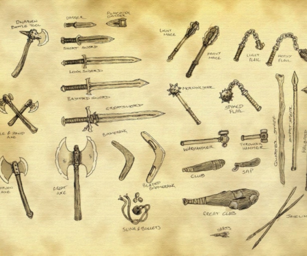 D&D Best Simple Weapons 