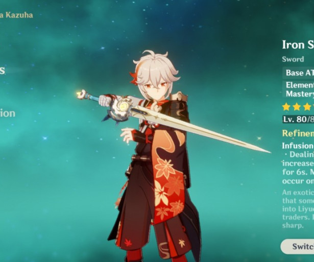 Genshin Impact Best Sub-DPS/ Support Swords