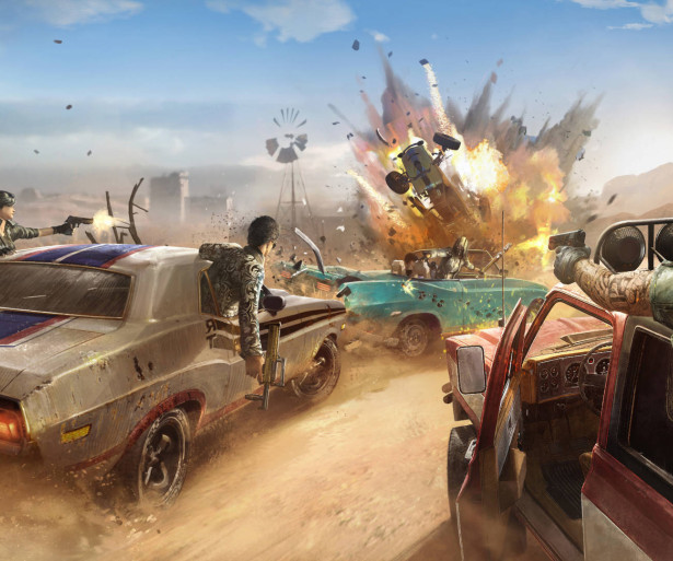 Explosion, Fight, Cars