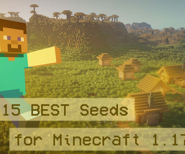 Thumbnail of Steve from Minecraft over an image of a plains village