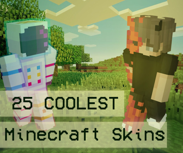 Thumbnail of an astronaut Minecraft Skin and a demon Minecraft skin