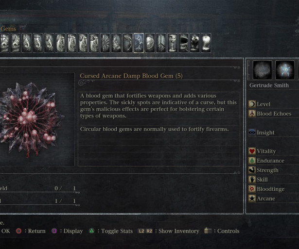 [Top 10] Bloodborne Best Gems And How To Get Them