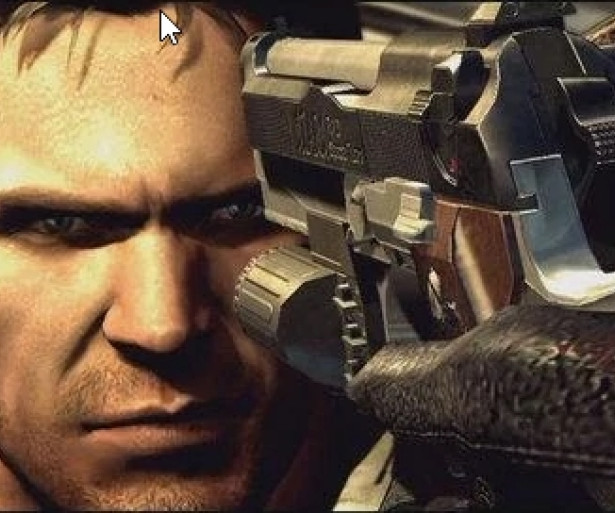 Wesker looks to finish off Chris