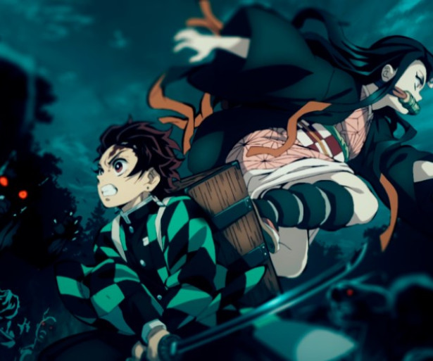 Demon Slayer, Nezuko Kamado, Tanjiro Kamado, Hunting Demons