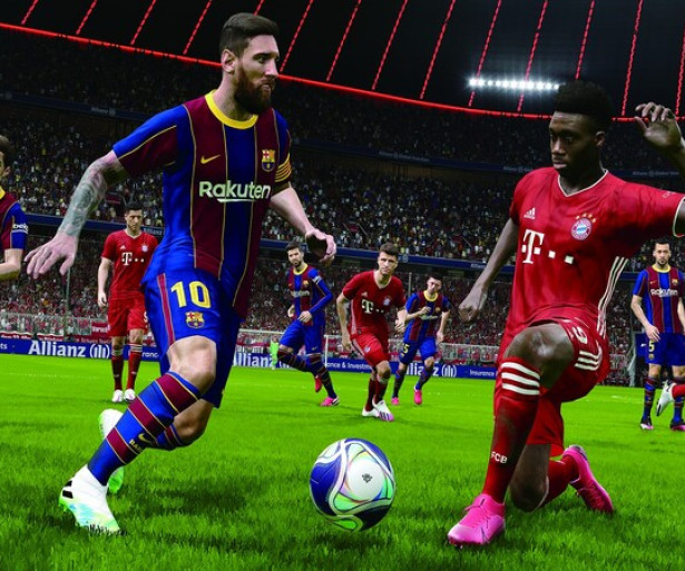 Messi dribbling