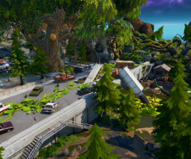 Cars, Forest, Fortnite