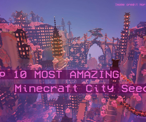 Thumbnail of city built in Minecraft (credit to North Garms)