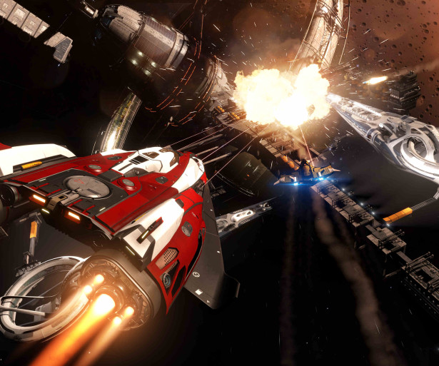 Elite Dangerous, Spaceship combat,