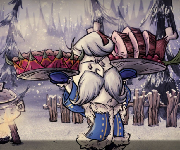 How about some turkey dinner and dragonpie for dessert?