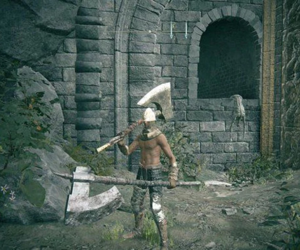 Double axe wielding player