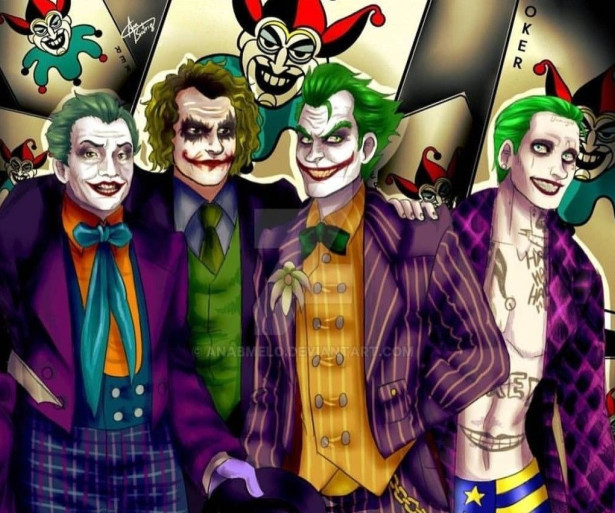 Many versions of the joker