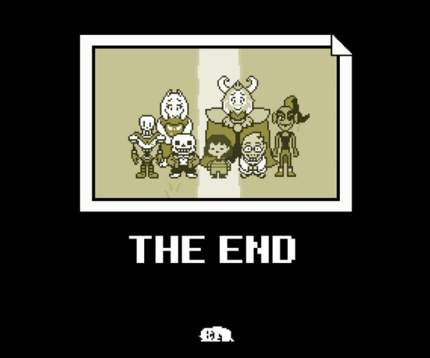 A photograph with all the friends you made during the Pacifist Route