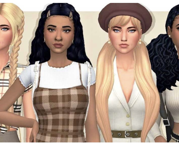 Four beautiful sims!