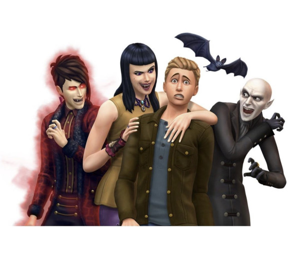 Just a few vampire sims hanging out!