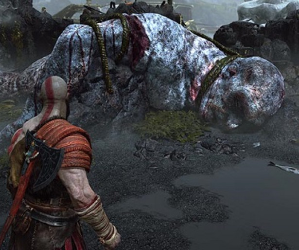 Kratos near a giant