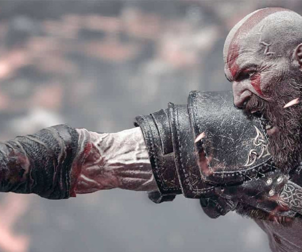 Kratos punching