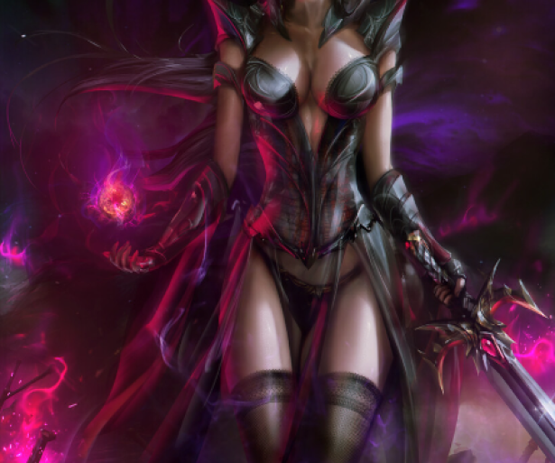 Beautiful Warlock (Image Credit: Demon Lord)