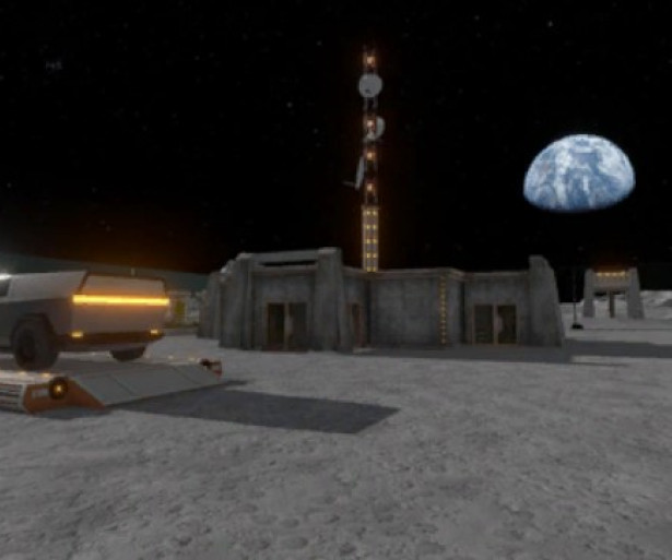 The house on the Moon.