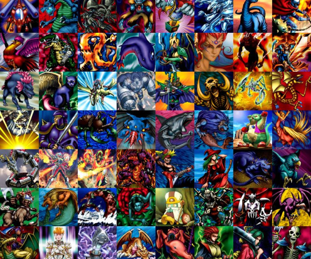 Collage of Fusion Monsters