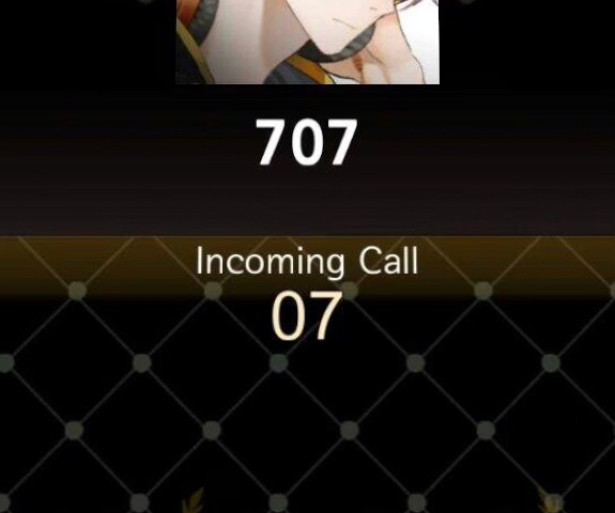 Incoming call screen from 707