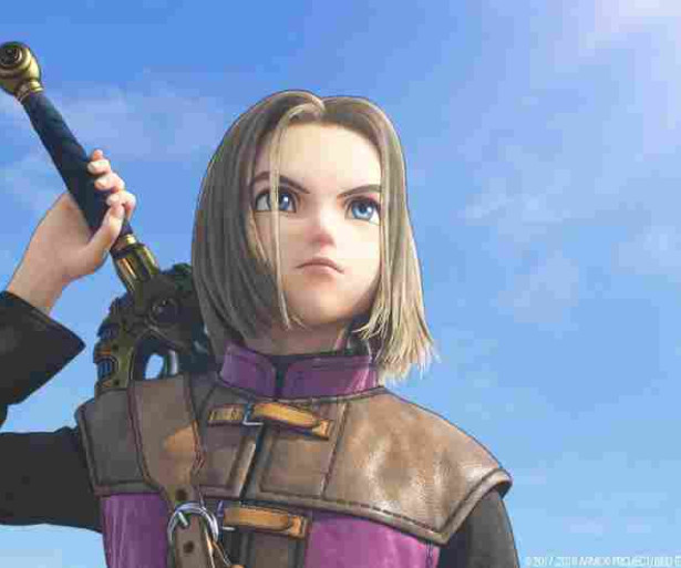 The Luminary from Dragon Quest XI: Echoes of an Elusive Age